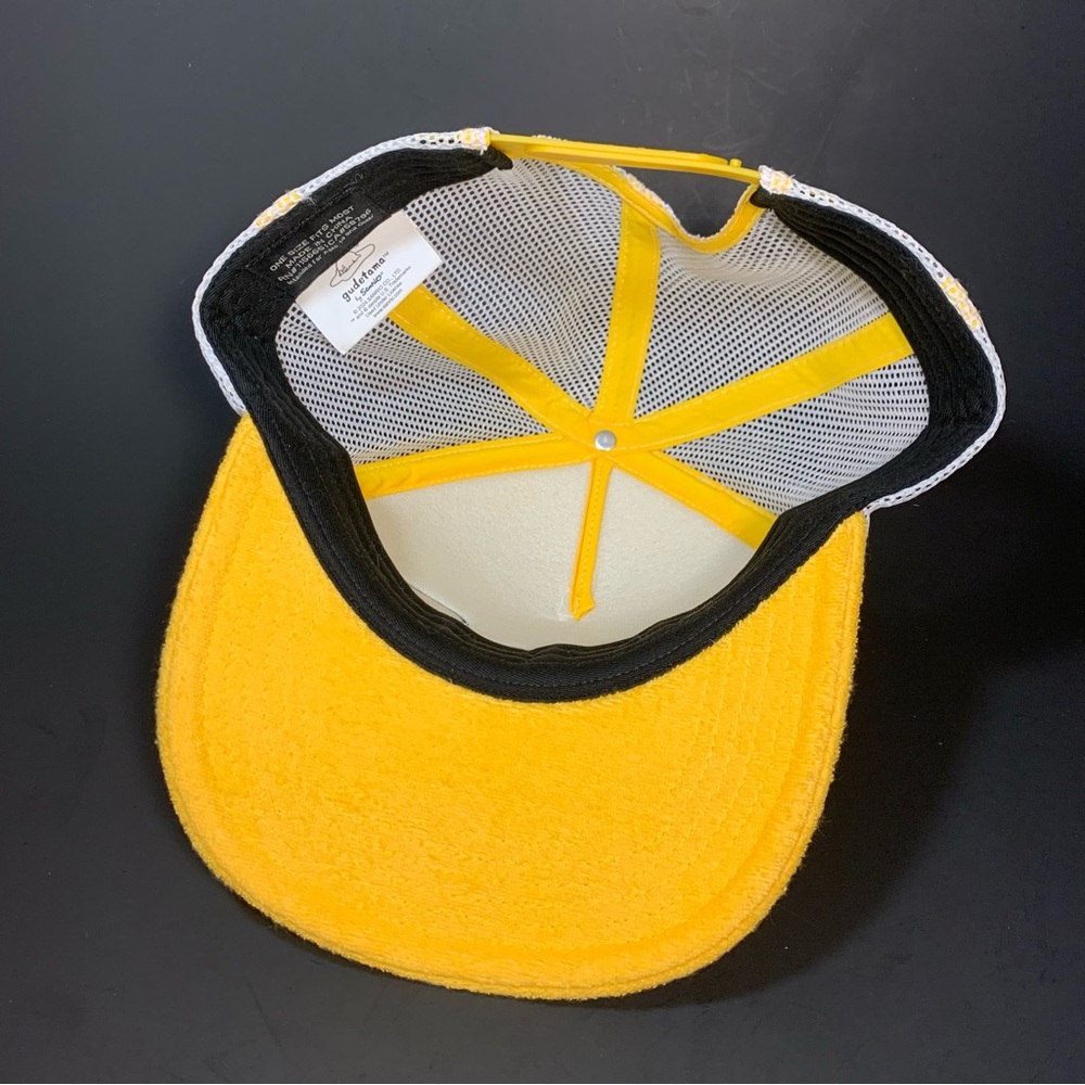 Gudetama Big Face Lazy Egg Trucker Hat Spencer's High Crown Snapback Cap - Picture 6 of 9